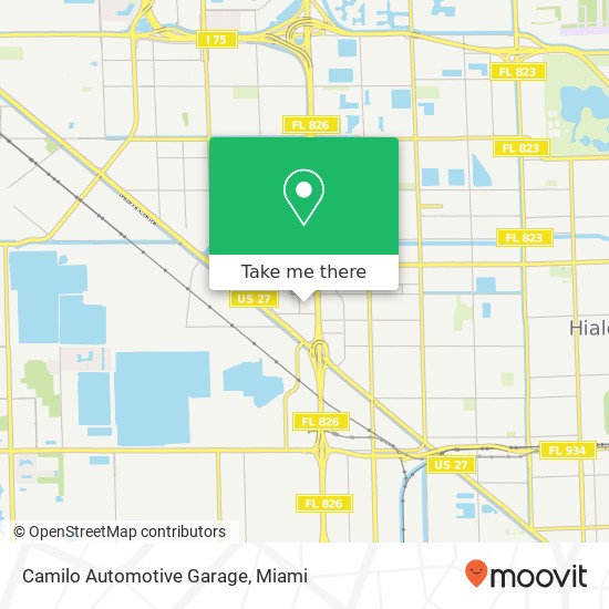 Camilo Automotive Garage map