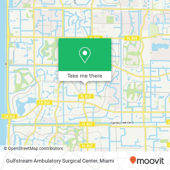 Mapa de Gulfstream Ambulatory Surgical Center