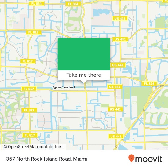 Mapa de 357 North Rock Island Road