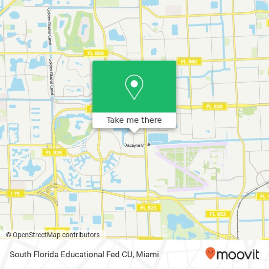 South Florida Educational Fed CU map