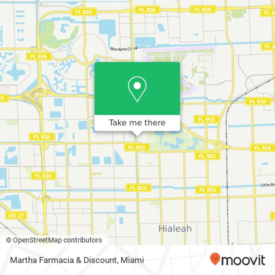 Mapa de Martha Farmacia & Discount