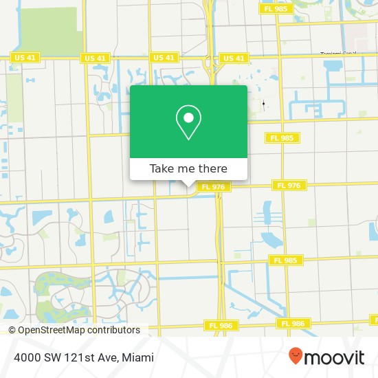 4000 SW 121st Ave map