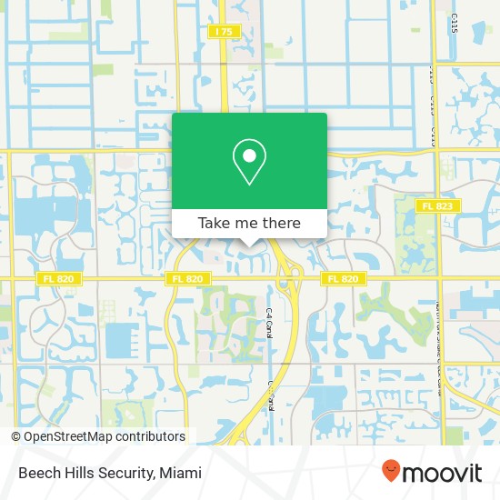 Beech Hills Security map