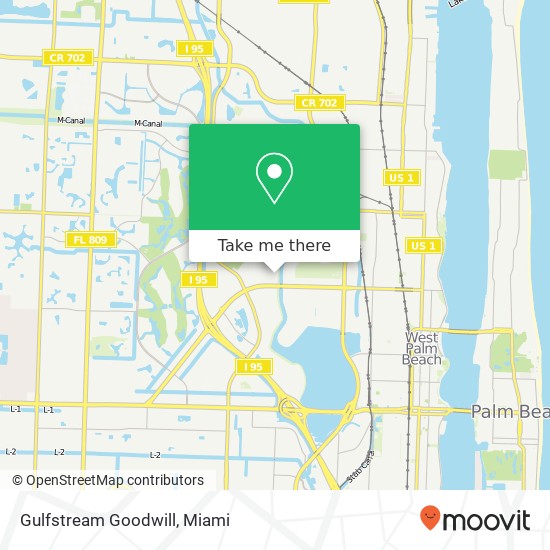 Gulfstream Goodwill map