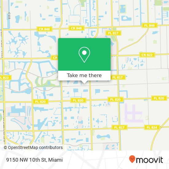 9150 NW 10th St map