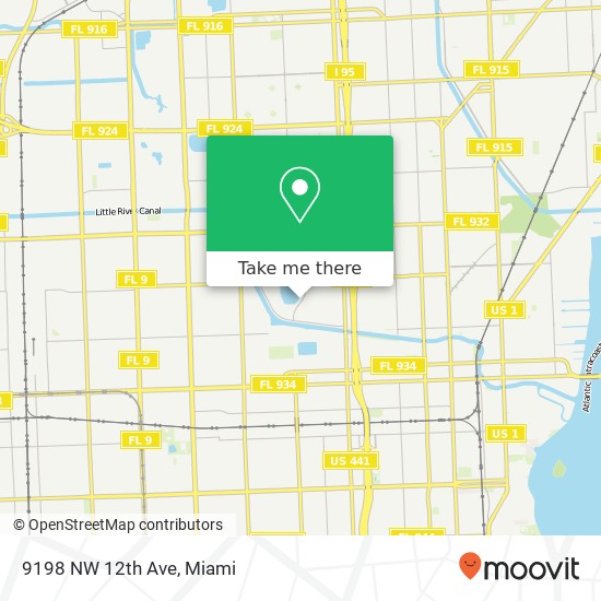 9198 NW 12th Ave map