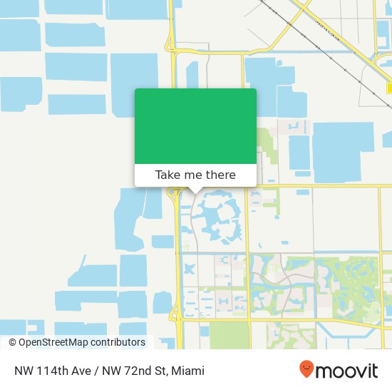 Mapa de NW 114th Ave / NW 72nd St