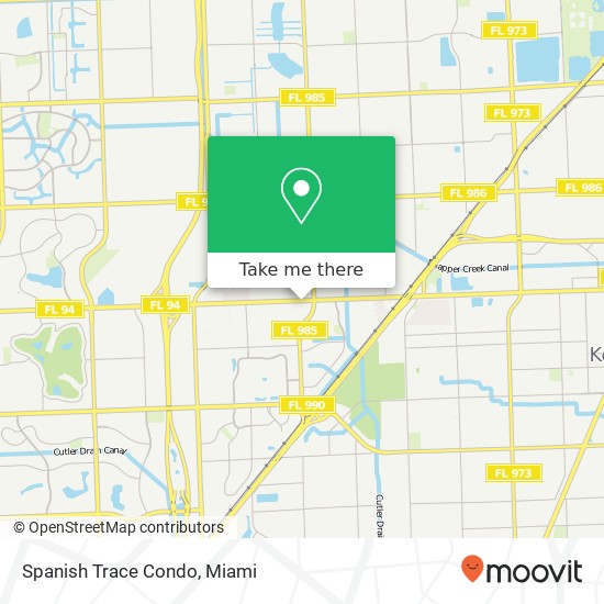 Mapa de Spanish Trace Condo