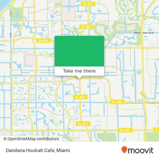 Mapa de Dandana Hookah Cafe