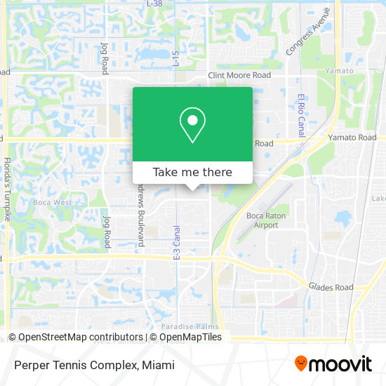 Perper Tennis Complex map