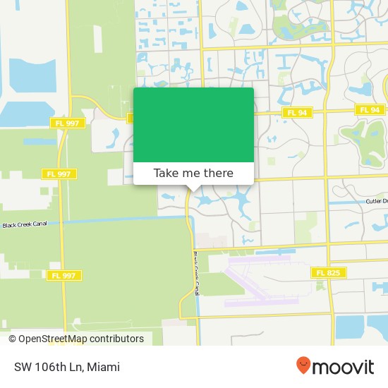 SW 106th Ln map