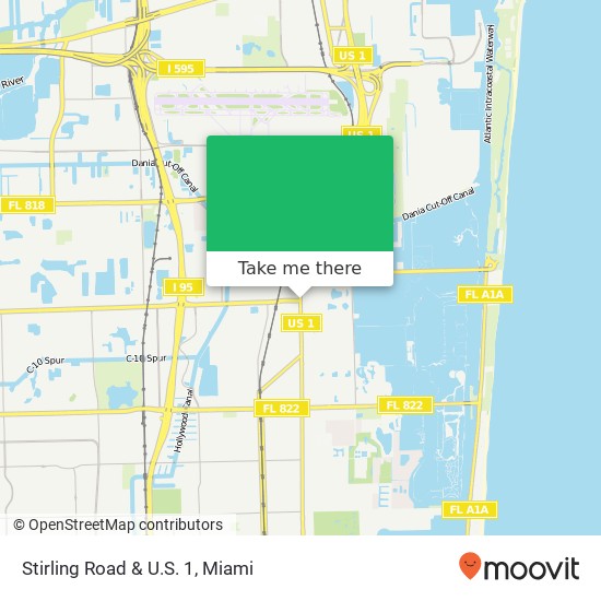 Mapa de Stirling Road & U.S. 1