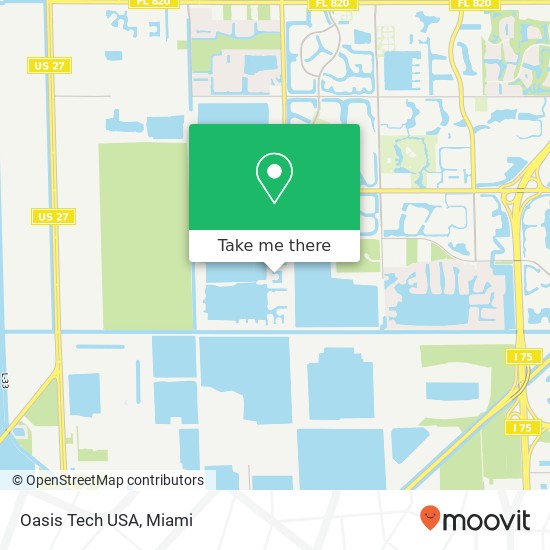 Mapa de Oasis Tech USA
