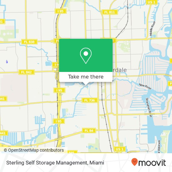 Sterling Self Storage Management map