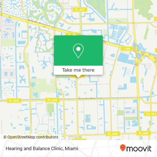 Hearing and Balance Clinic map