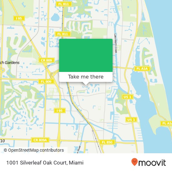 1001 Silverleaf Oak Court map