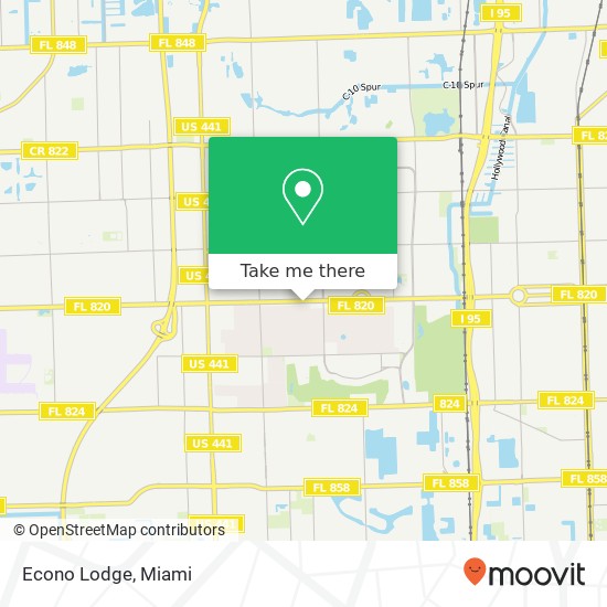 Econo Lodge map