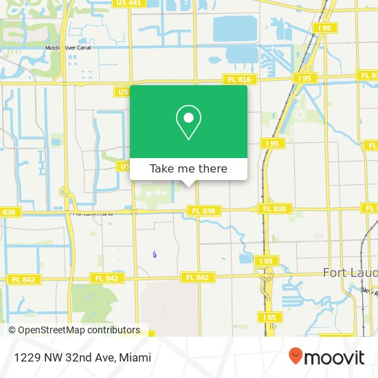 1229 NW 32nd Ave map