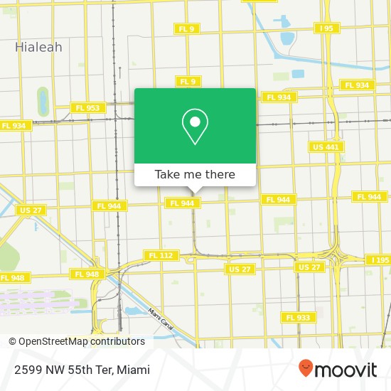 2599 NW 55th Ter map