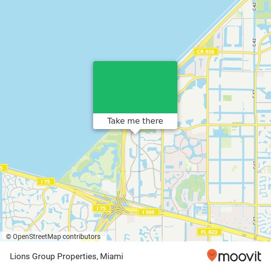 Lions Group Properties map