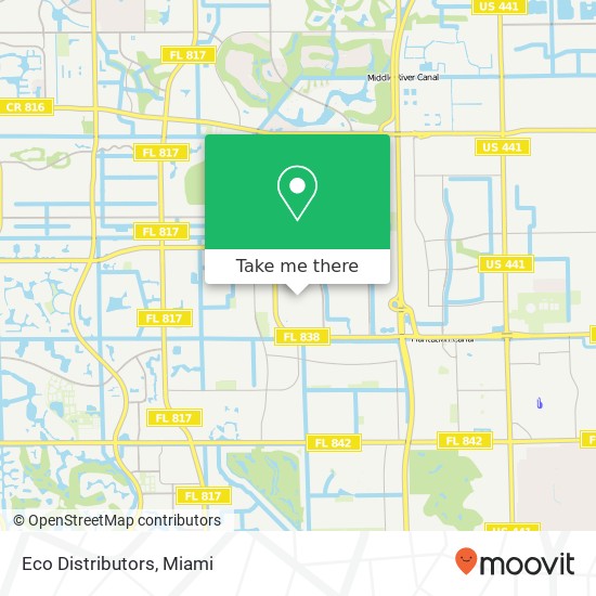 Eco Distributors map