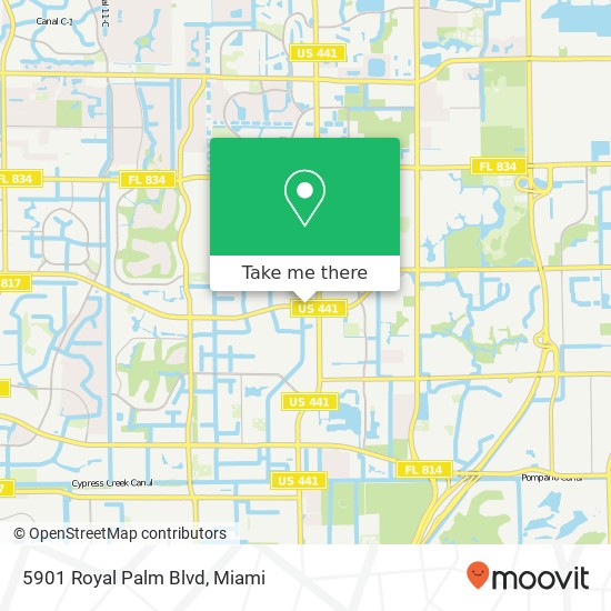 5901 Royal Palm Blvd map