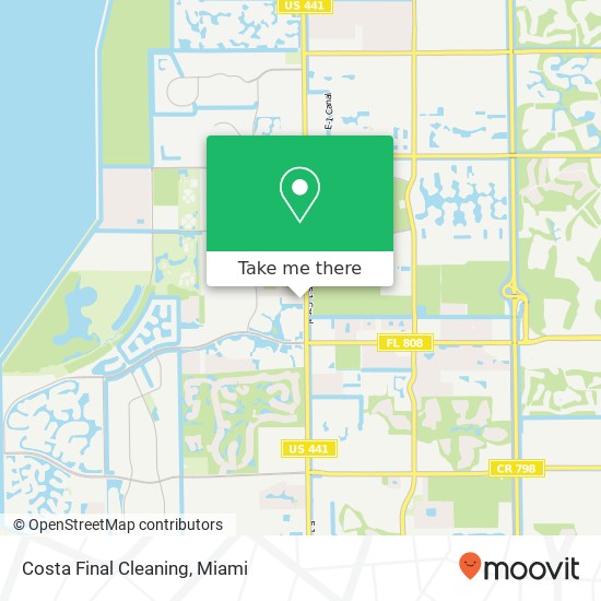 Costa Final Cleaning map