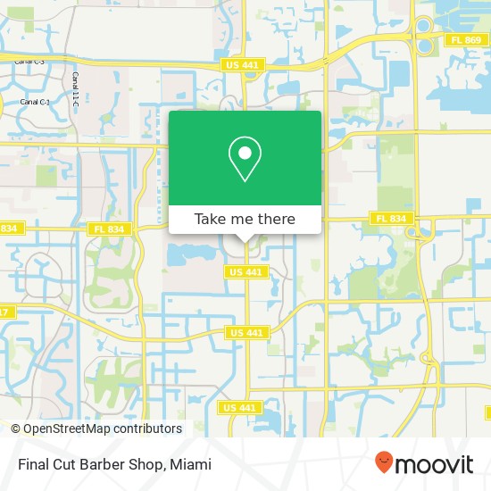 Mapa de Final Cut Barber Shop