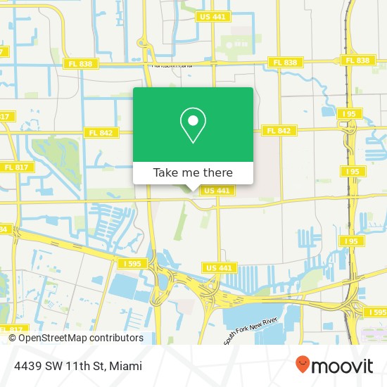 Mapa de 4439 SW 11th St