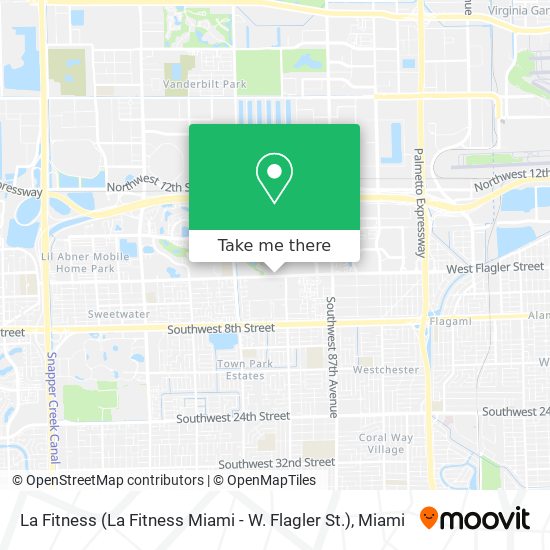 La Fitness (La Fitness Miami - W. Flagler St.) map