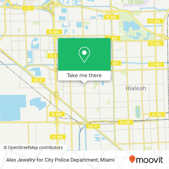 Mapa de Alex Jewelry-for City Police Department