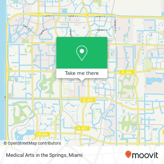 Mapa de Medical Arts in the Springs