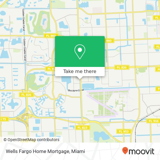 Mapa de Wells Fargo Home Mortgage