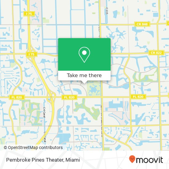 Mapa de Pembroke Pines Theater