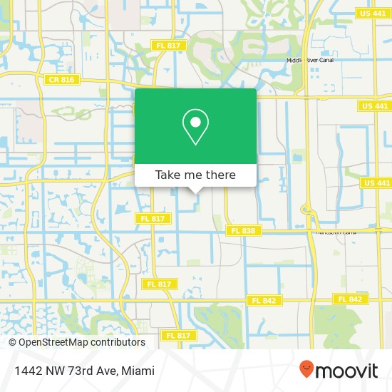 1442 NW 73rd Ave map