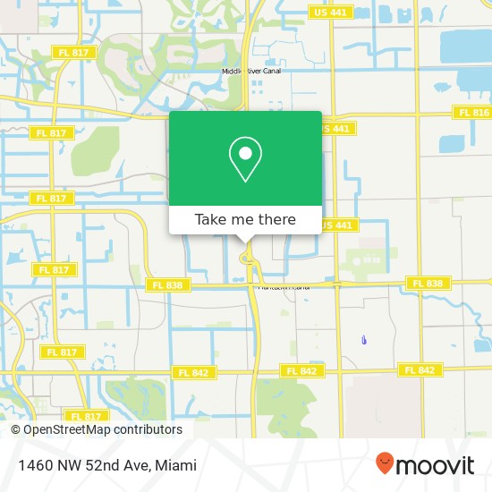 1460 NW 52nd Ave map