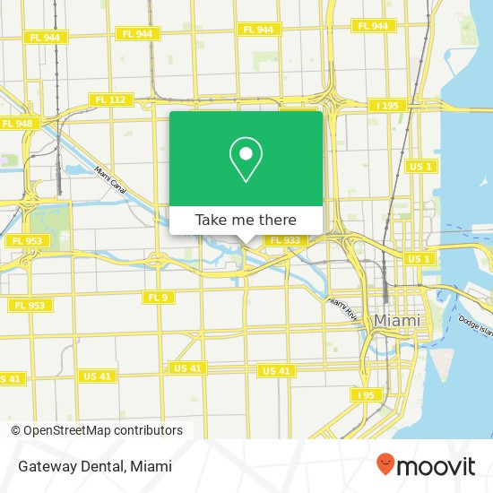 Gateway Dental map