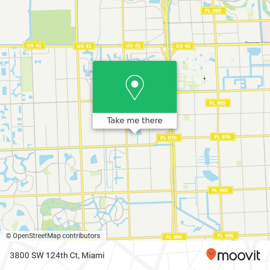 3800 SW 124th Ct map