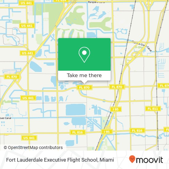Fort Lauderdale Executive Flight School map