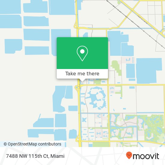 Mapa de 7488 NW 115th Ct