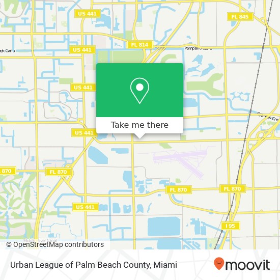 Mapa de Urban League of Palm Beach County