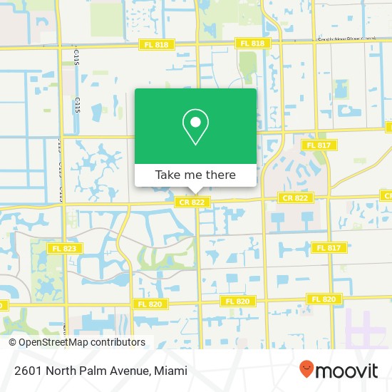 2601 North Palm Avenue map