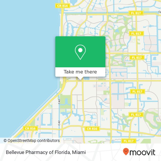 Bellevue Pharmacy of Florida map