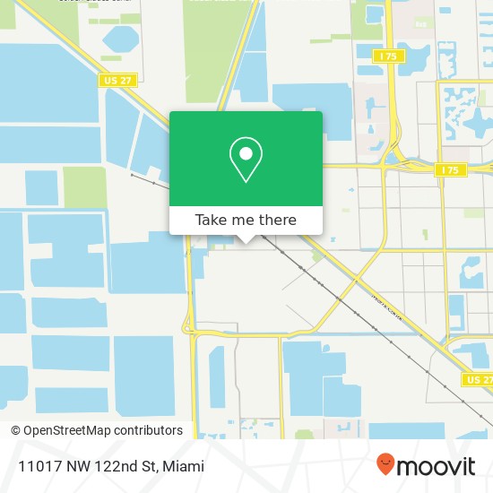 11017 NW 122nd St map
