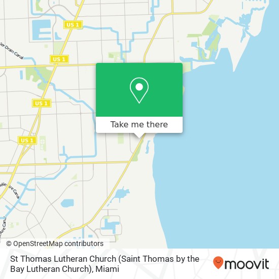 Mapa de St Thomas Lutheran Church (Saint Thomas by the Bay Lutheran Church)
