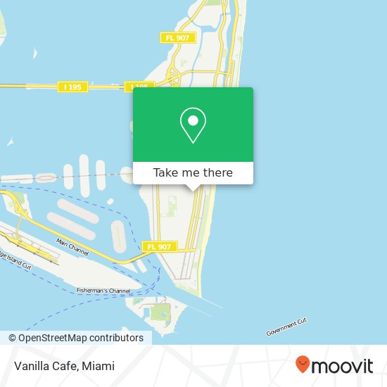 Mapa de Vanilla Cafe