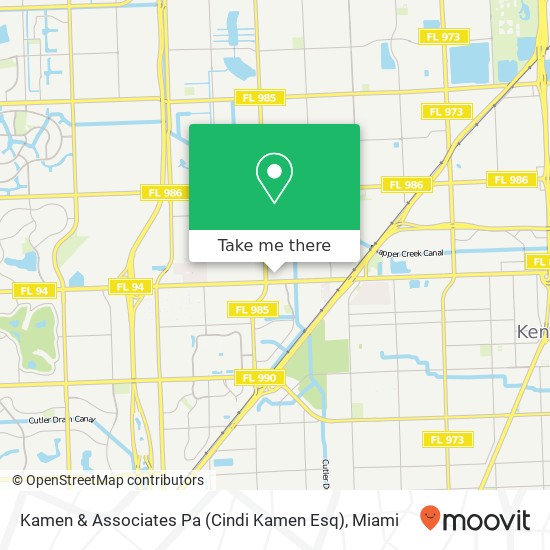 Kamen & Associates Pa (Cindi Kamen Esq) map