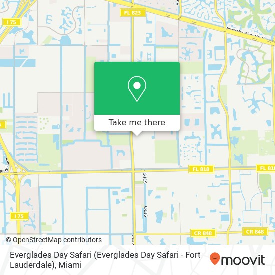 Everglades Day Safari (Everglades Day Safari - Fort Lauderdale) map