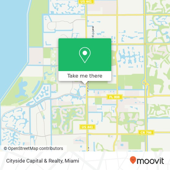 Cityside Capital & Realty map