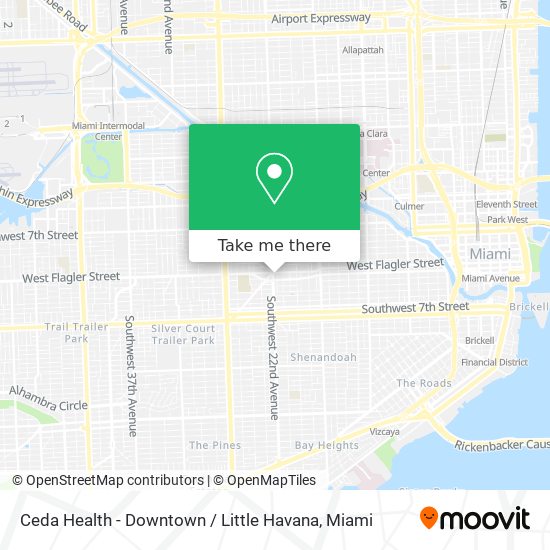 Ceda Health - Downtown / Little Havana map
